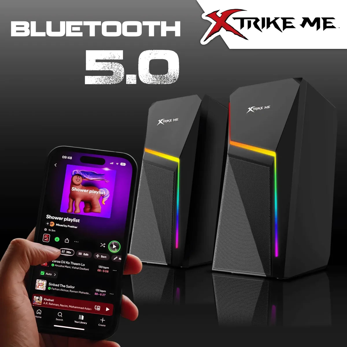 Corneta Para Computadora Pc/ Laptop Xtrikeme Sk-503 Gaming Negro