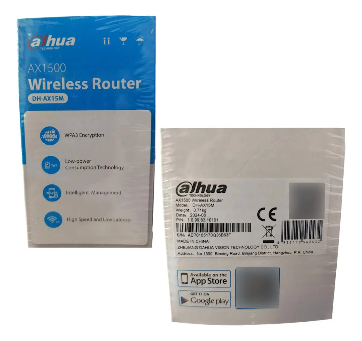 Router Wifi Doble Banda Gigabit Ax1500 Fibra Dh-ax15m Dahua