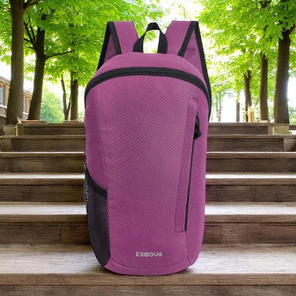 Bolso / Morral Exodus deportivo Domustreck 12L Morado