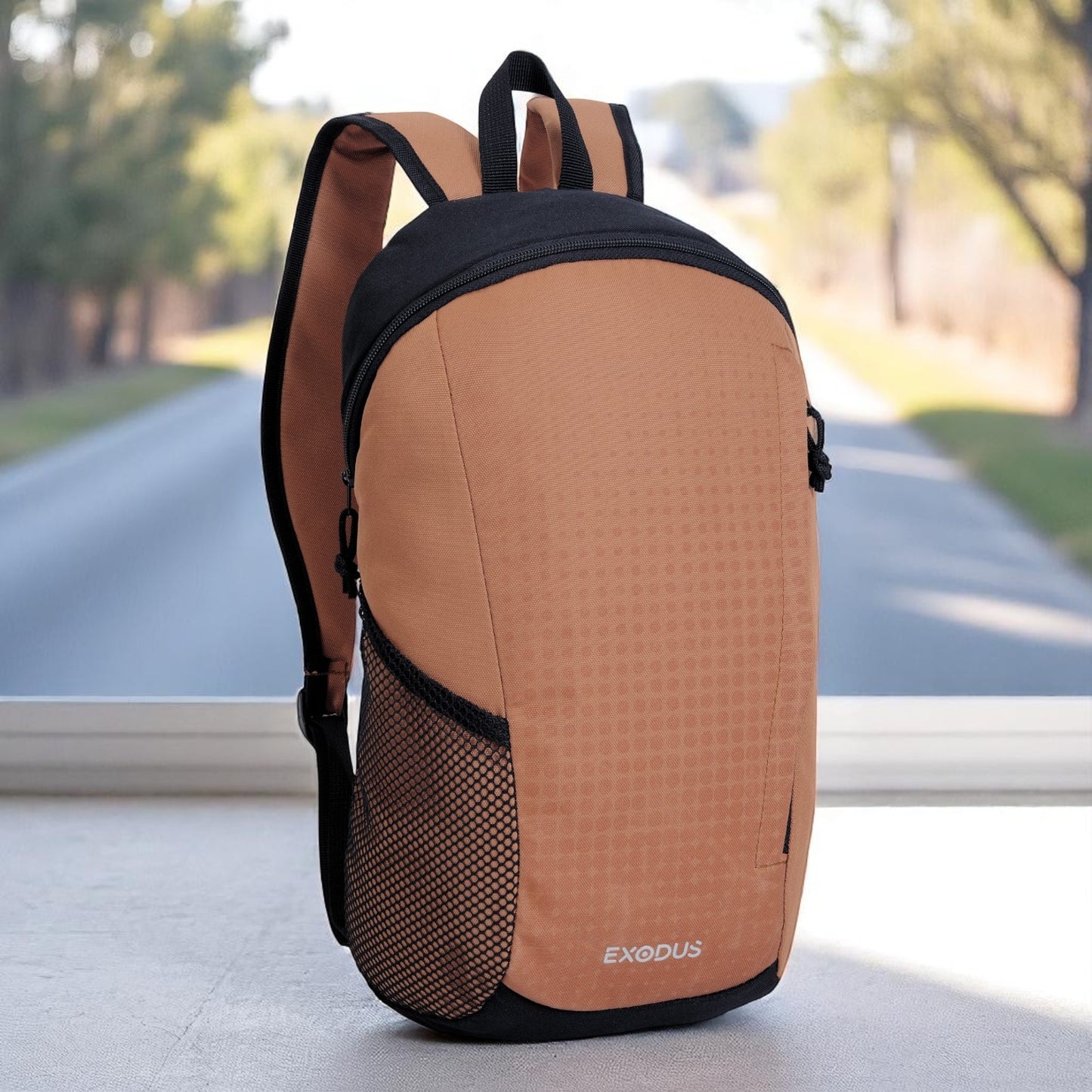 Bolso / Morral Exodus deportivo Domustreck 12L Caramelo