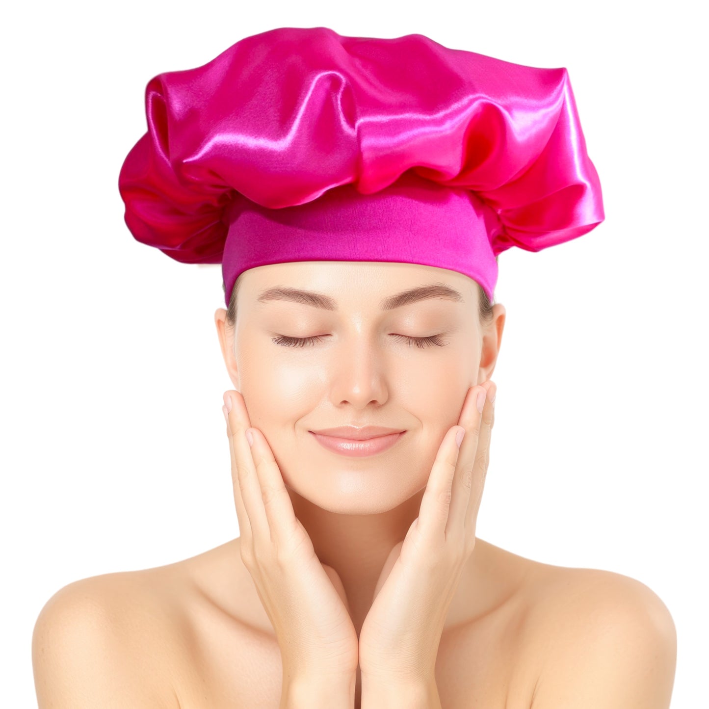 Bonnet / Gorro de Satén para dormir y evitar el frizz - Corto