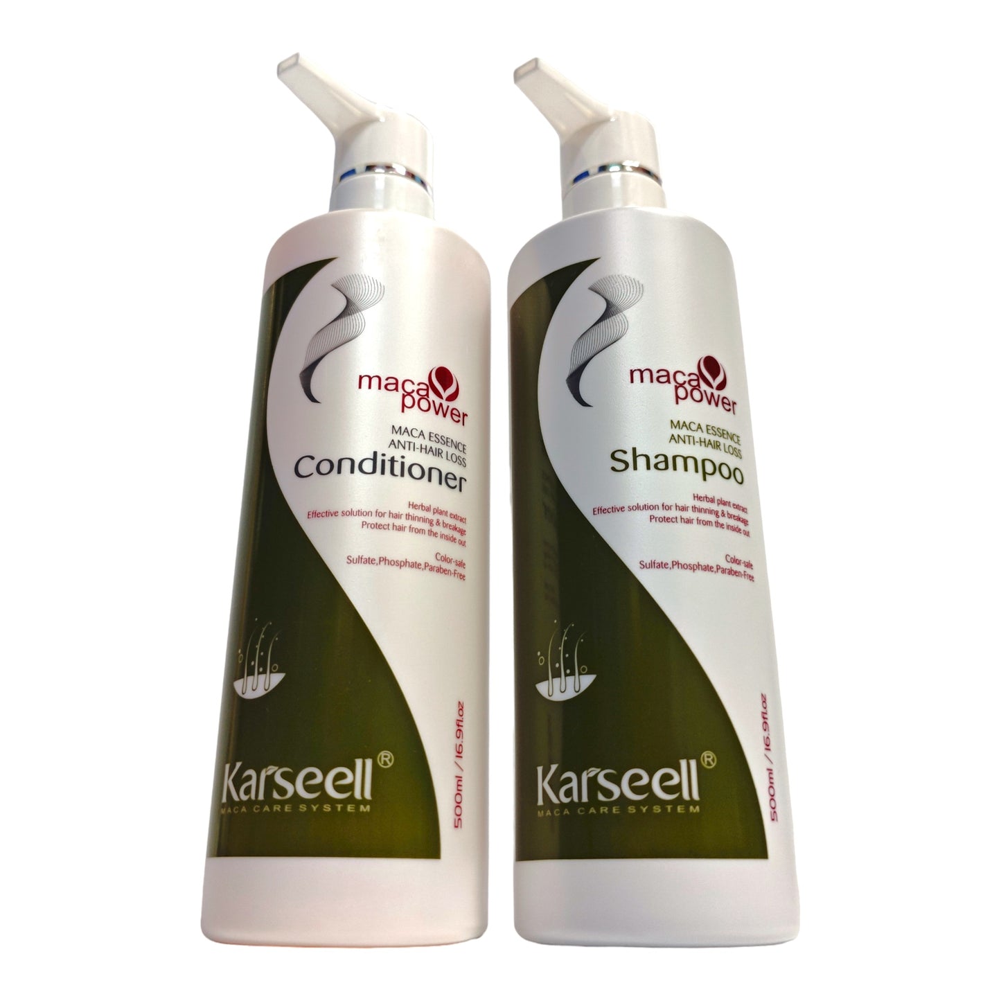 Combo FULL X4 Karseell Mascarilla + Aceite + Shampoo + Acondicionador