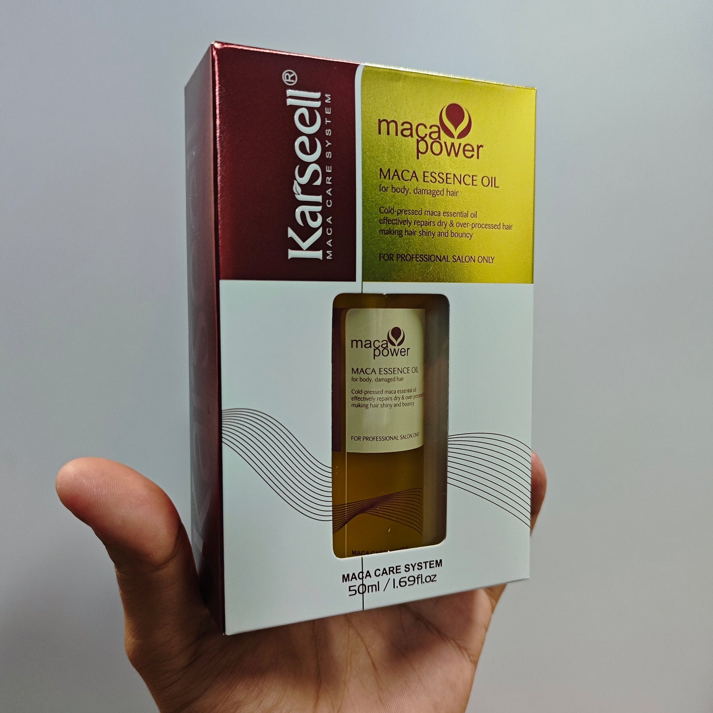 Combo FULL X4 Karseell Mascarilla + Aceite + Shampoo + Acondicionador