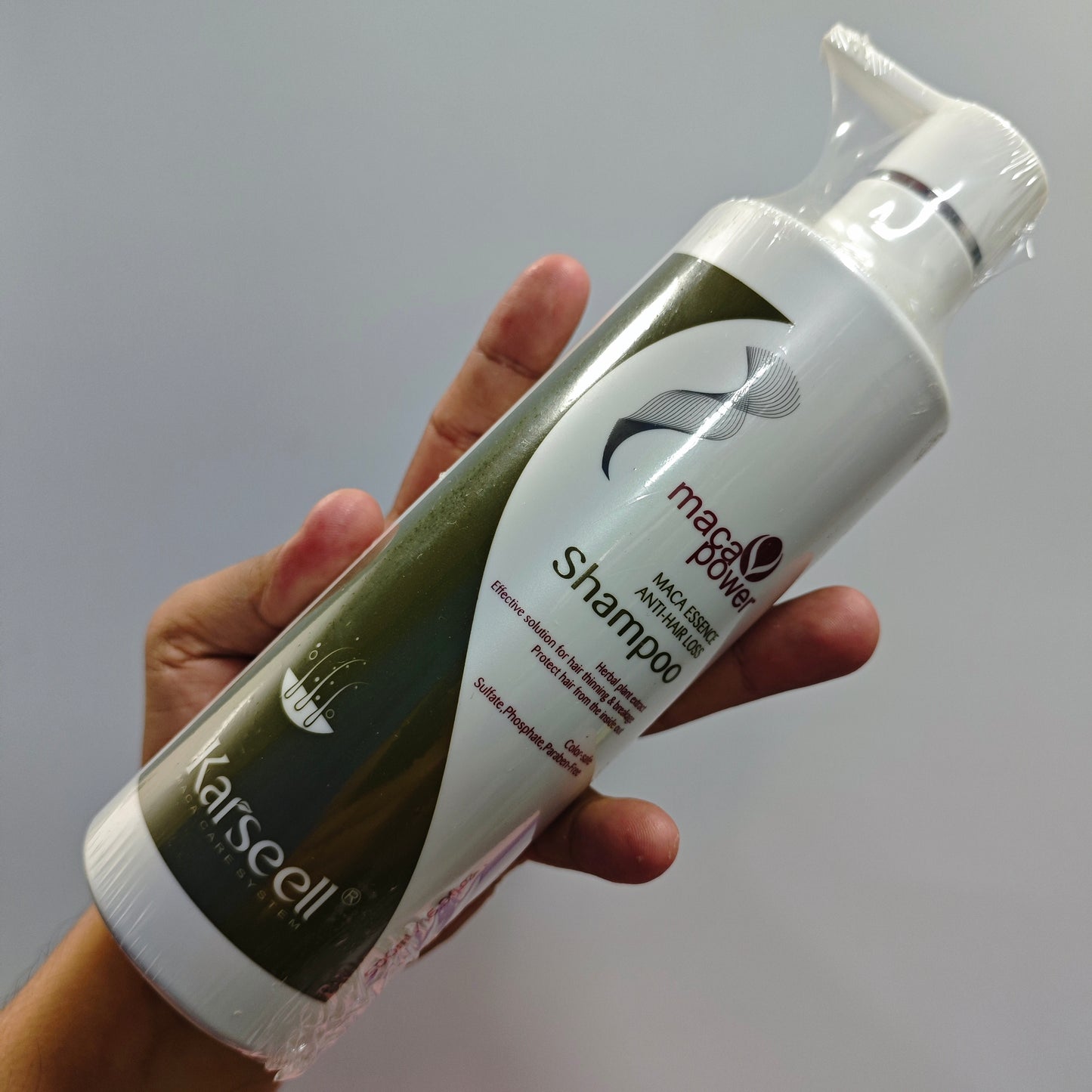 Karseell Shampoo Hidratante 500 ml Plantas Herbales Maca Original
