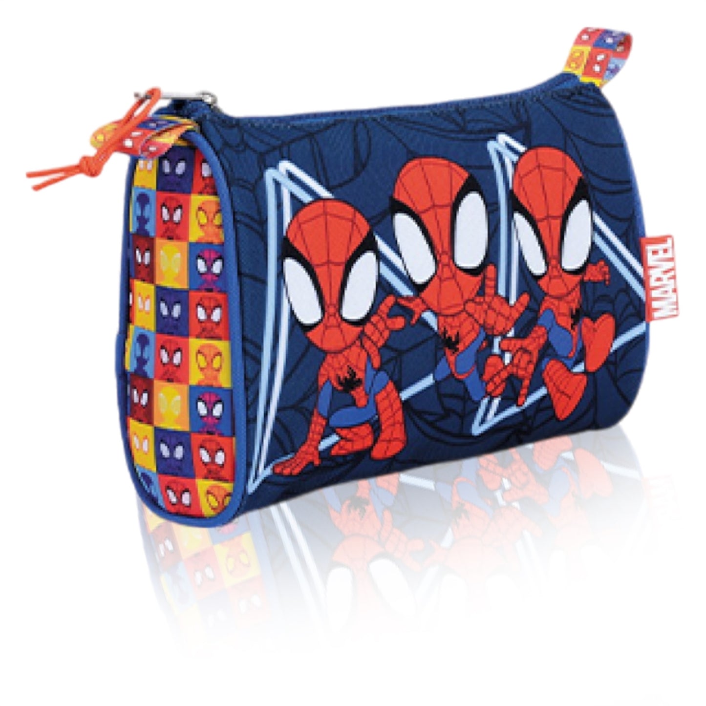 Combo Morral + Cartuchera + Lonchera Spidey And Friends Reverse