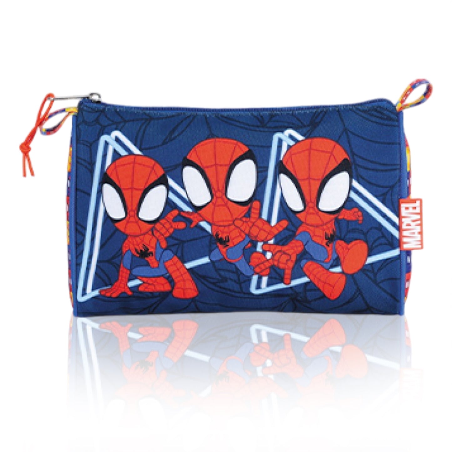 Combo Morral + Cartuchera + Lonchera Spidey And Friends Reverse