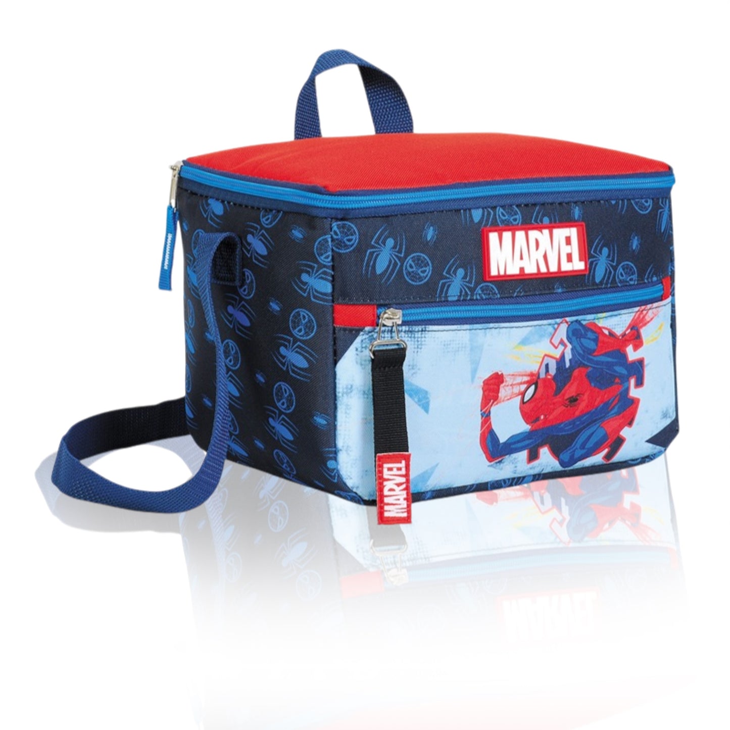 Combo Morral + Cartuchera + Lonchera Spider-Man Amazing Capi