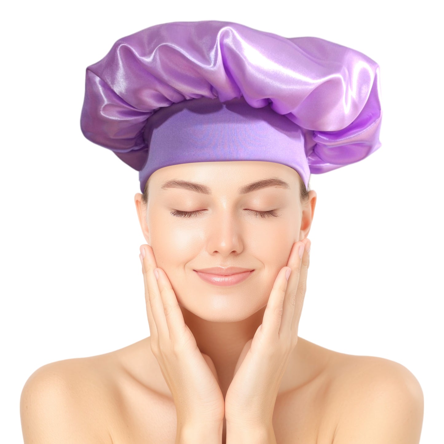 Bonnet / Gorro de Satén para dormir y evitar el frizz - Corto