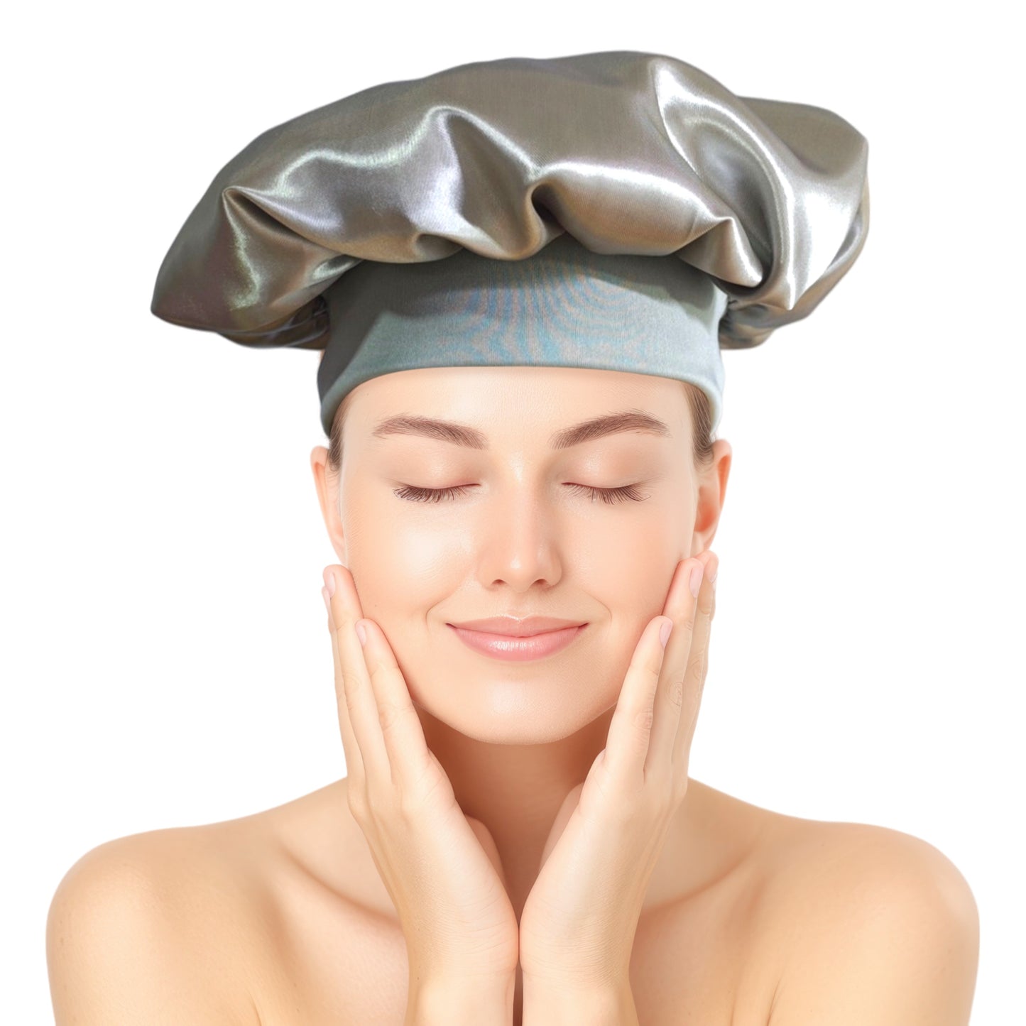 Bonnet / Gorro de Satén para dormir y evitar el frizz - Corto