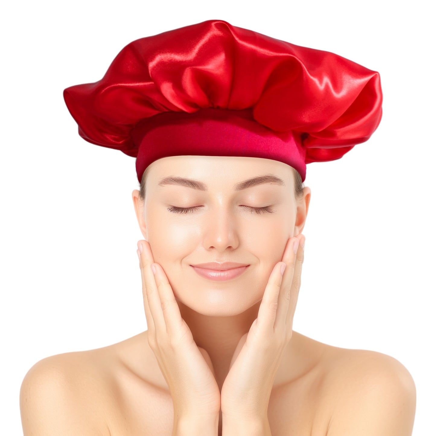 Bonnet / Gorro de Satén para dormir y evitar el frizz - Corto