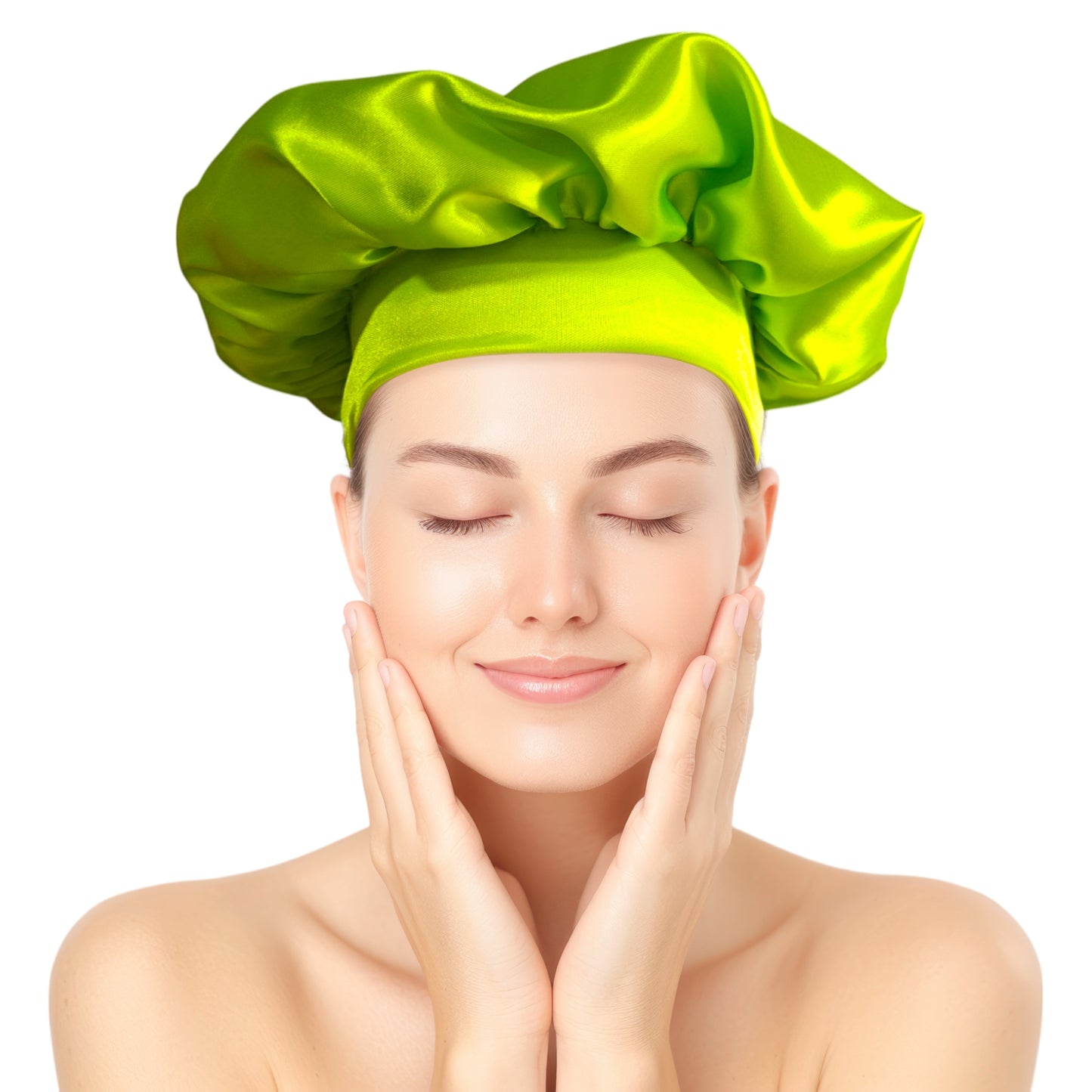 Bonnet / Gorro de Satén para dormir y evitar el frizz - Corto