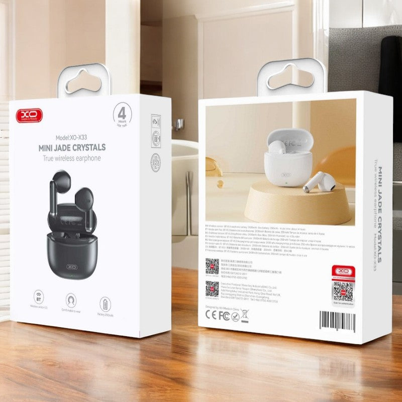 Auriculares Inalámbricos Mini Jade Crystals XO-X33 Originales