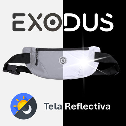 Koala / Cangurera Exodus Gravity Slim con tela "Reflectiva"
