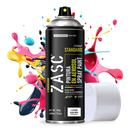 Pintura En Spray / Aerosol Zasc Colores Estándar 400ml