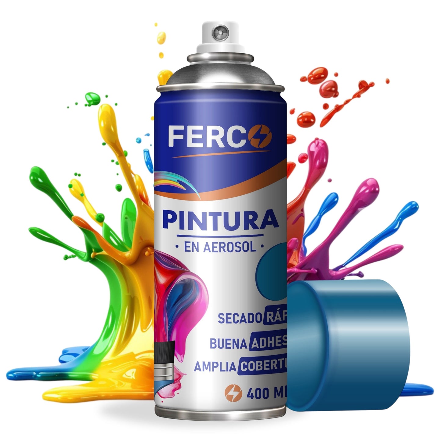 Pintura Ferco en Spray / Aerosol Acrílica Colores Clásicos 400cc