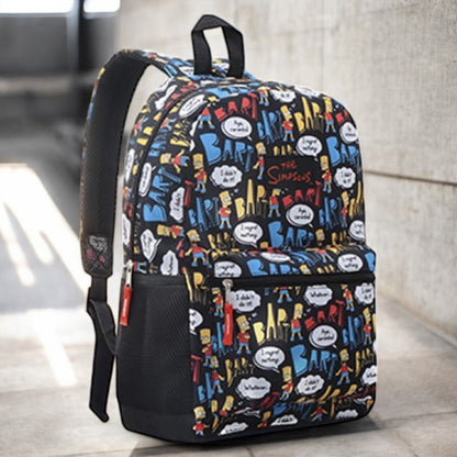 Bolso / Morral Grande Capi The Simpsons Negro Bart