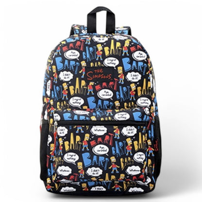 Bolso / Morral Grande Capi The Simpsons Negro Bart