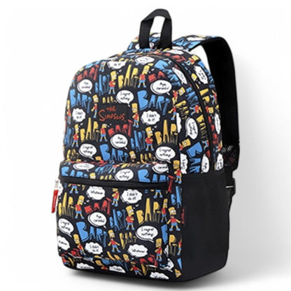 Bolso / Morral Grande Capi The Simpsons Negro Bart