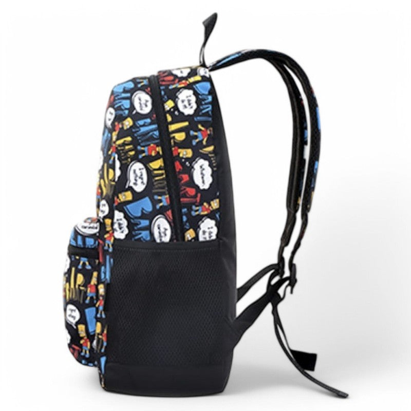 Bolso / Morral Grande Capi The Simpsons Negro Bart