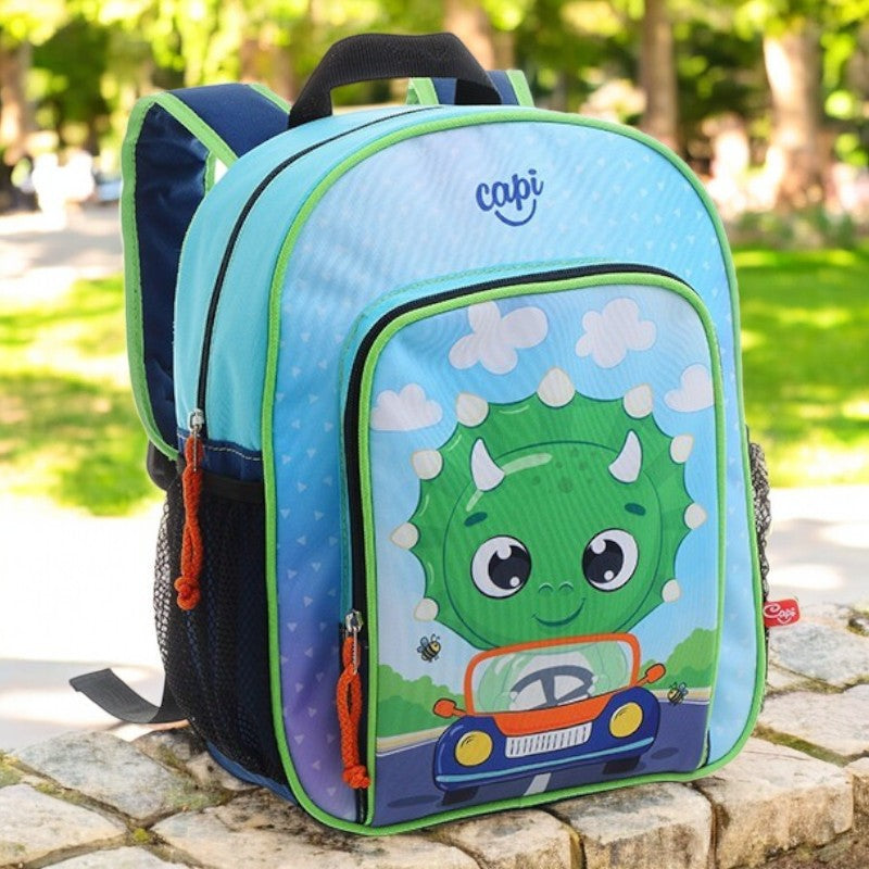 Bolso / Morral Capi Kids Mediano Dino Triceratop