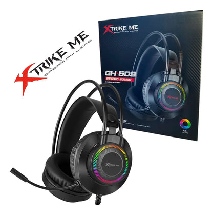 Audifono Con Microfono Gaming Xtrike Me Gh-509 Rgb