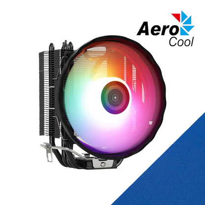 Fan Cooler Rgb 4 Tubos De Calor Intel Amd Rave 4 Disipador N