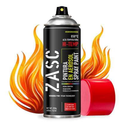 Pintura En Spray / Aerosol Zasc de Alta Temperatura 400ml