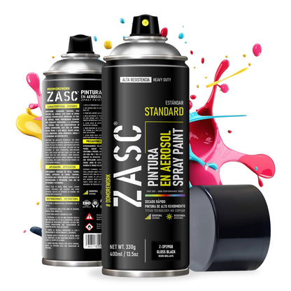 Pintura En Spray / Aerosol Zasc Colores Estándar 400ml