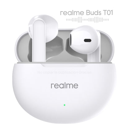 Audífono / Inalámbrico Realme Buds T01 Bluetooth 5.4 - IPX4