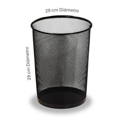 Papelera De Oficina / Ibros de Malla Metálica