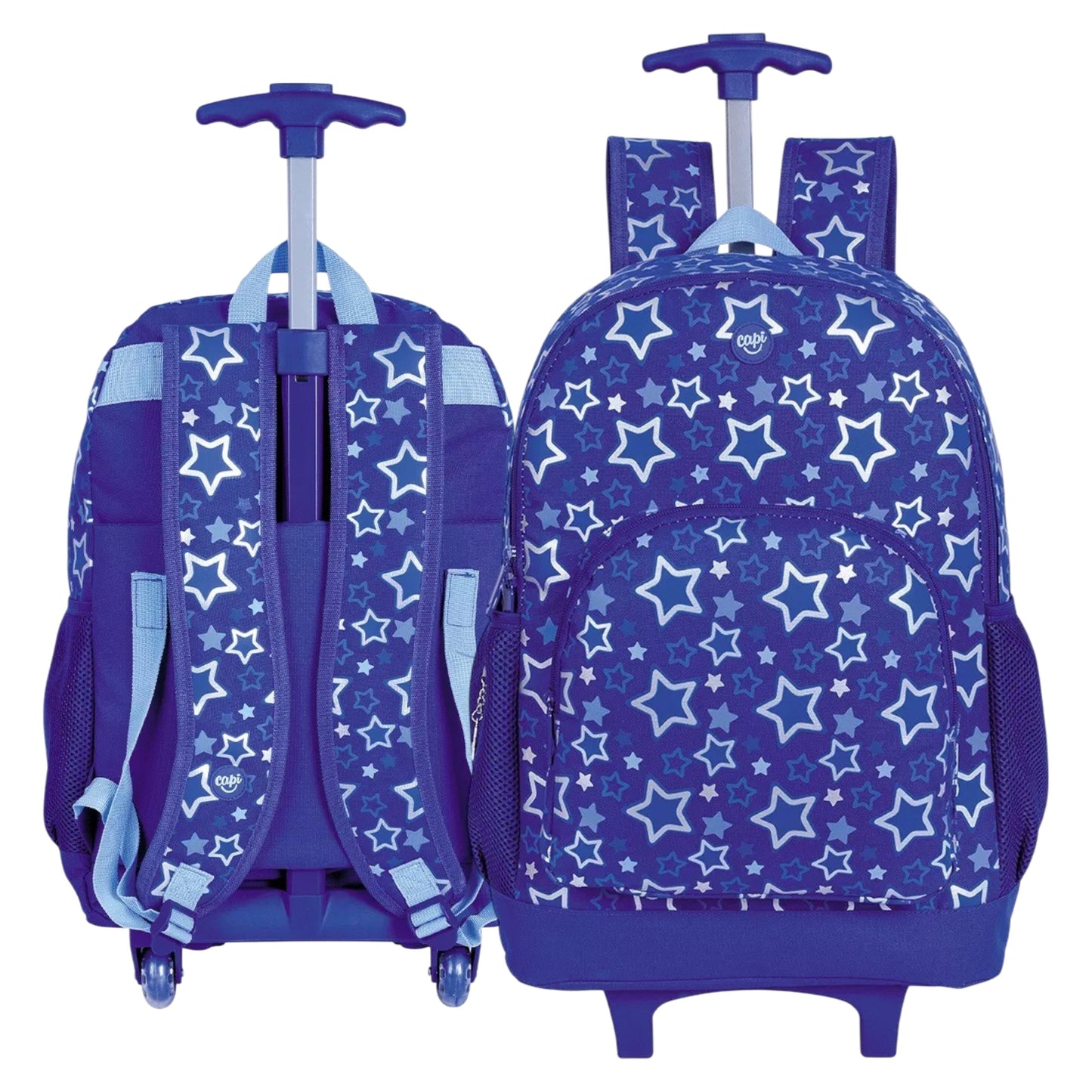 Bolso / Morral Capi con Ruedas Joy Blue Stars