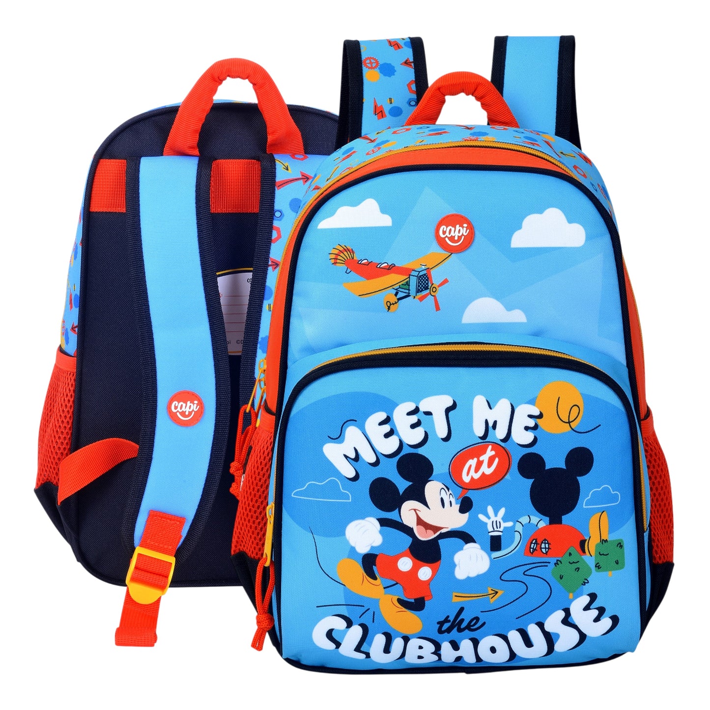 Bolso / Morral Pequeño Capi Kids Mickey Mouse Reboot Disney (XS)