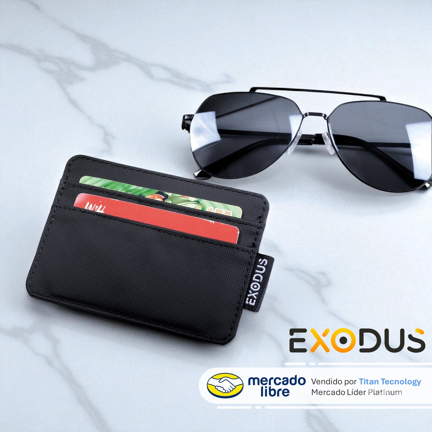 Tarjetero / Billetera Slim Exodus - Hombres & Damas