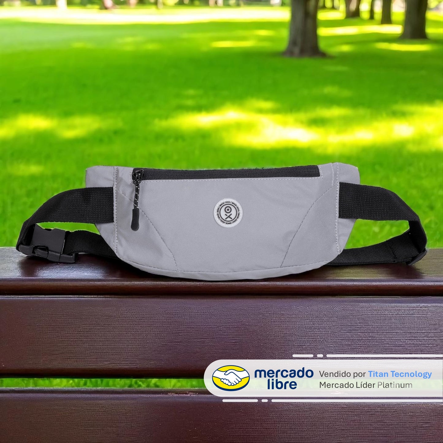 Koala / Cangurera Exodus Gravity Slim con tela "Reflectiva"