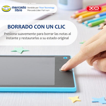 Tableta De Dibujo & Escritura XO LCD/ Pizarra Mágica 10" Pulgadas