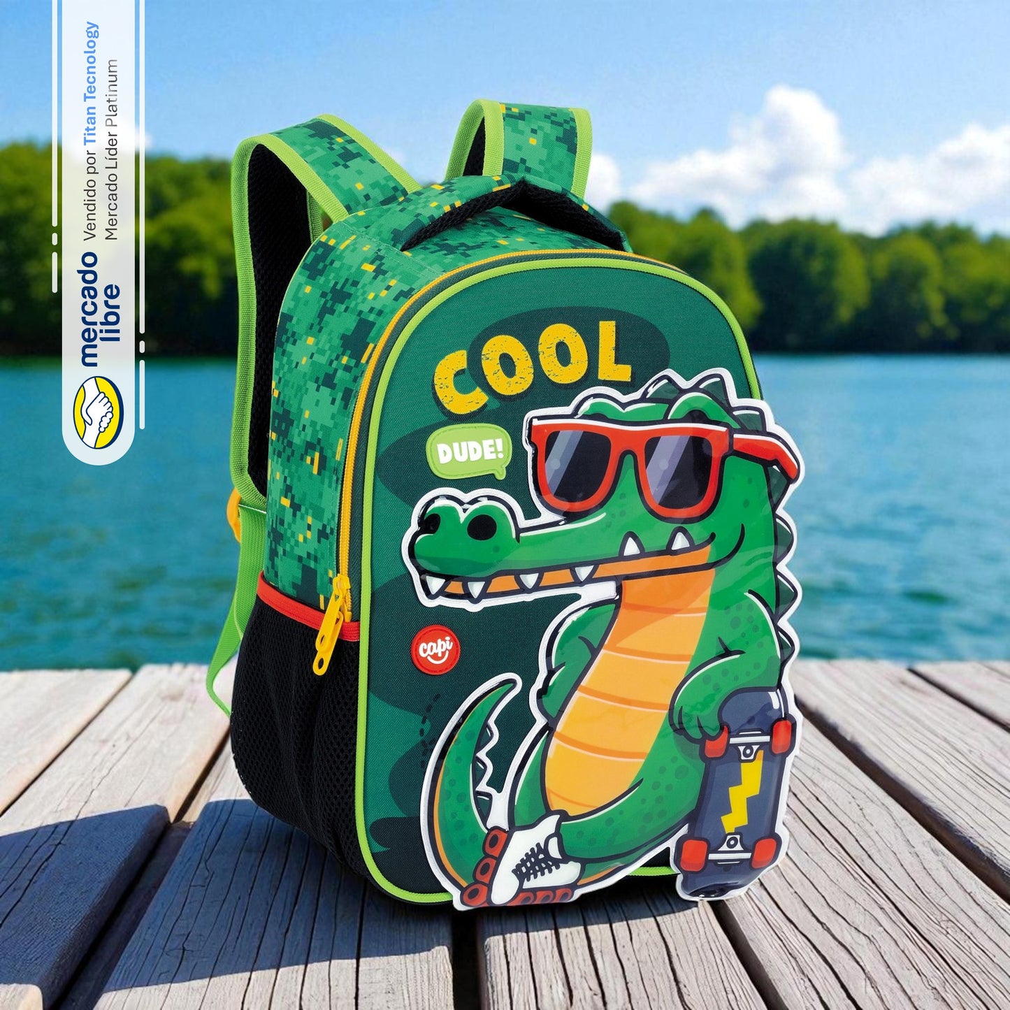 Bolso / Morral Capi Kids Mediano Cocodrile (XS)