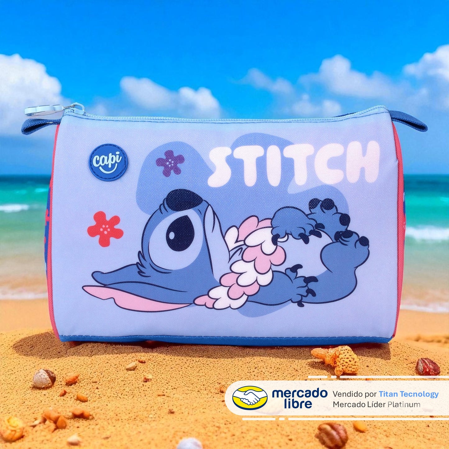 Cartuchera / Estuche Capi Kids Triangular Stitch Flower