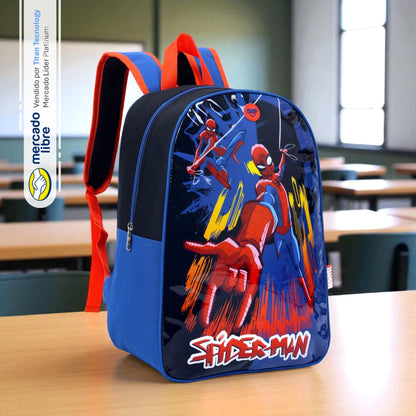 Tripack / Morral + Lonchera + Estuche Capi Kids - Spider-Man Awesome (S)