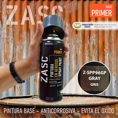 Pintura En Spray / Aerosol Zasc - Fondo Anticorrosivo 400ml