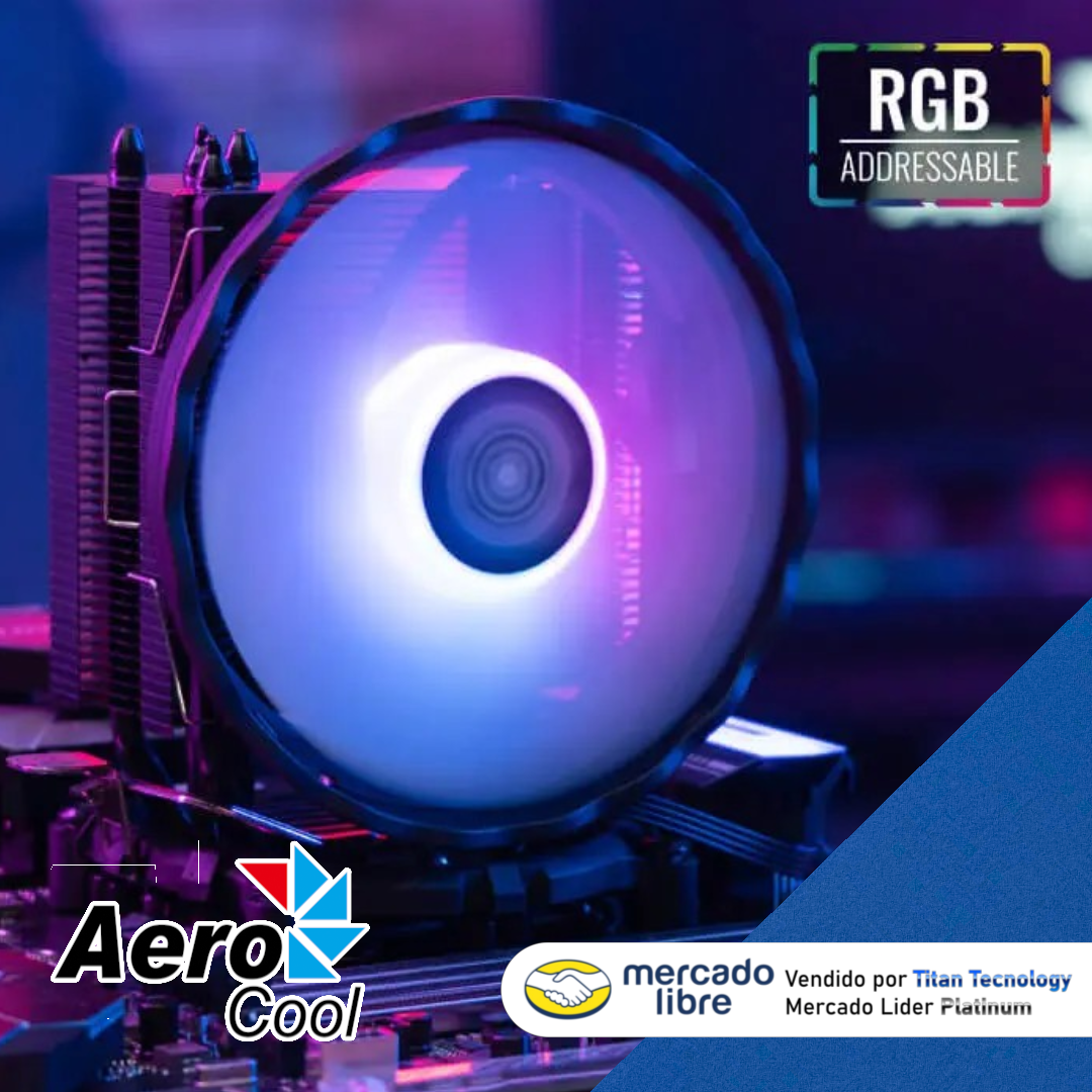 Fan Cooler Rgb 4 Tubos De Calor Intel Amd Rave 4 Disipador N