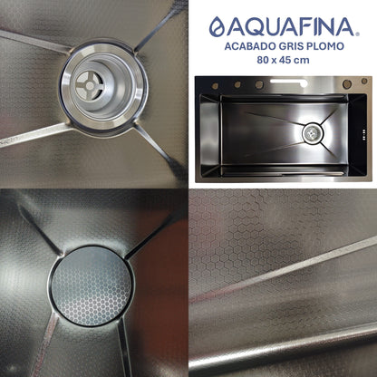 Fregadero / Lavaplatos Grande Aquafina Empotrable 80x45cm