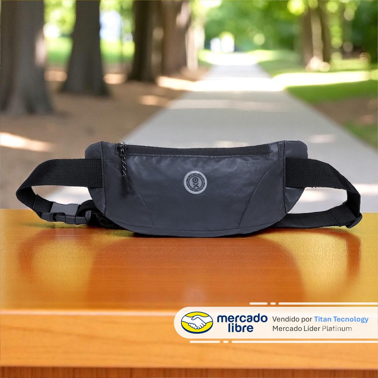 Koala / Cangurera Exodus Gravity Slim con tela "Reflectiva"