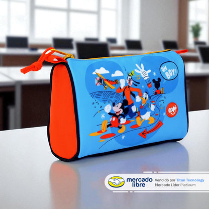 Cartuchera / Estuche Capi Kids Triangular Mickey Mouse Reboot