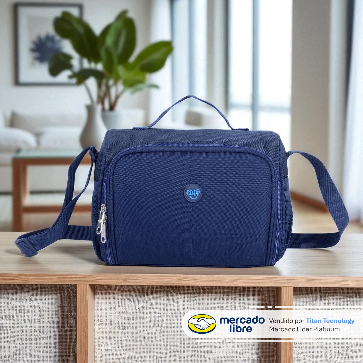 Lonchera / Bolso Térmico Capi Happy Classic Blue