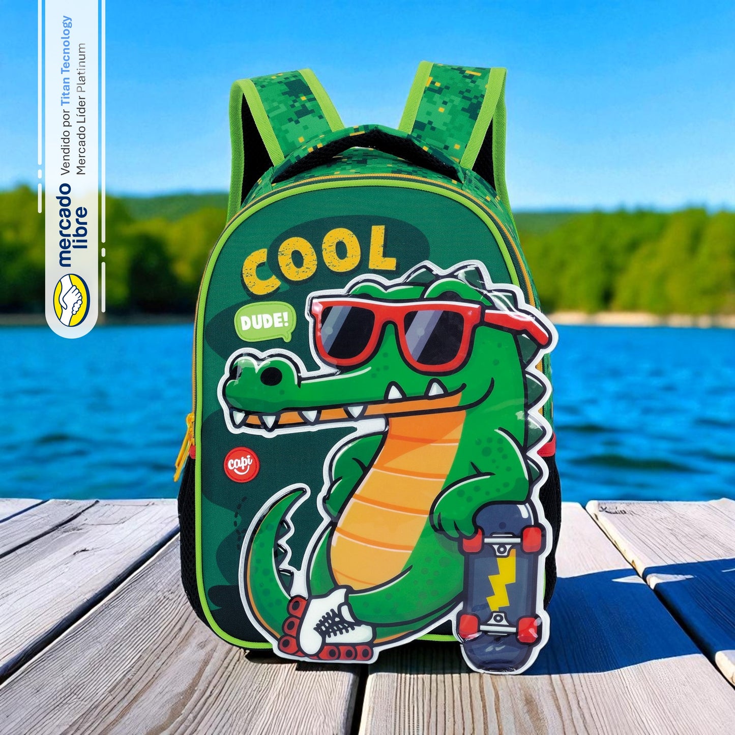 Bolso / Morral Capi Kids Mediano Cocodrile (XS)