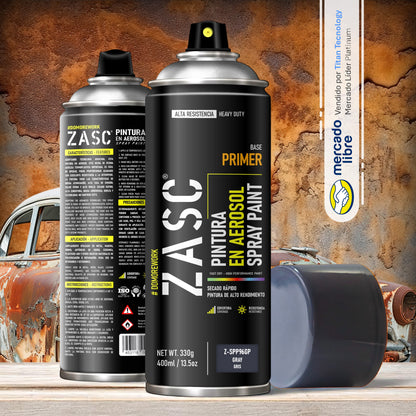 Pintura En Spray / Aerosol Zasc - Fondo Anticorrosivo 400ml