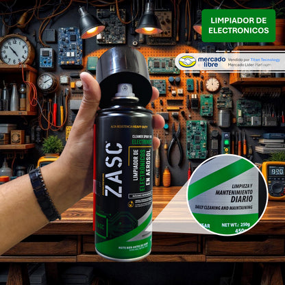 Limpiador De Contacto Electrónico Zasc En Spray 450ml
