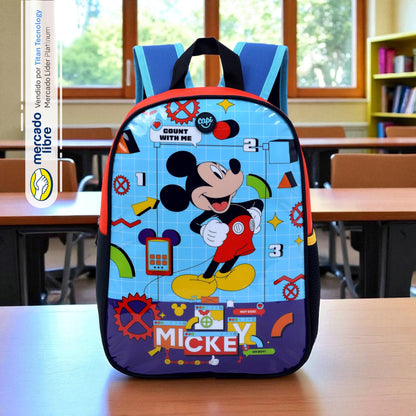 Tripack / Morral + Lonchera + Estuche Capi Kids - Mickey Mouse Tool (XS)