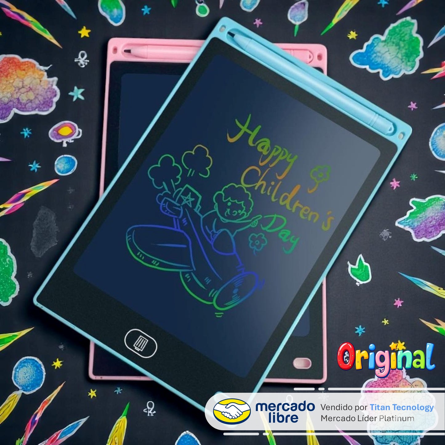 Tableta De Dibujo & Escritura XO LCD/ Pizarra Mágica 10" Pulgadas