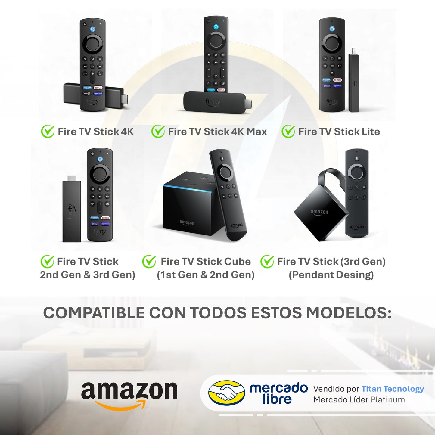 Control Remoto Amazon Fire Tv con control de voz Alexa